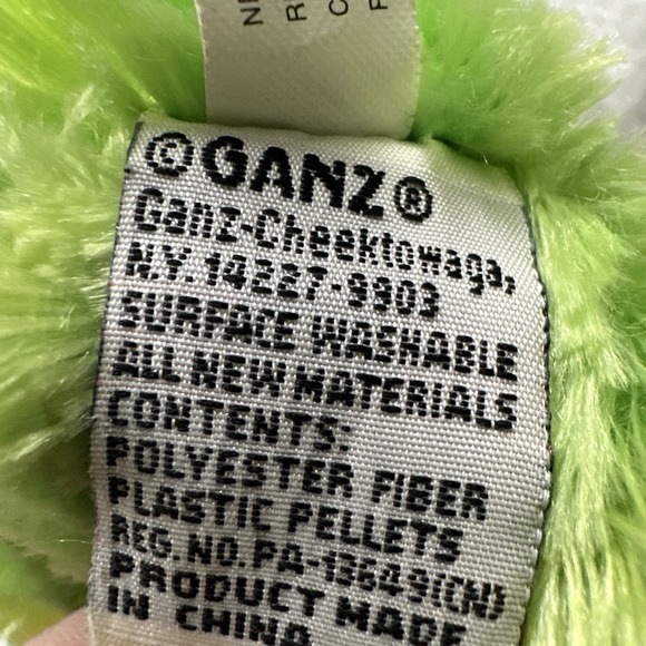 Ganz Webkinz Tie Dye Frog Plush Stuffed Animal 8" HM162 NO CODE Green Swamp - Picture 8 of 10